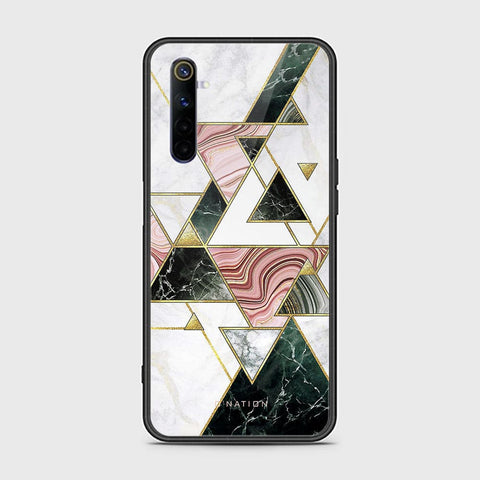 Realme 6 Cover - O'Nation Shades of Marble Series - HQ Ultra Shine Premium Infinity Glass Soft Silicon Borders Case