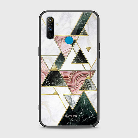 Realme 5i Cover - O'Nation Shades of Marble Series - HQ Ultra Shine Premium Infinity Glass Soft Silicon Borders Case