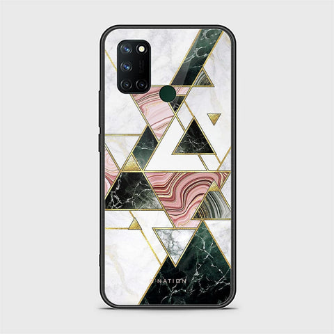 Realme 7i Cover - O'Nation Shades of Marble Series - HQ Ultra Shine Premium Infinity Glass Soft Silicon Borders Case