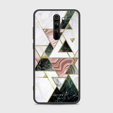 Xiaomi Redmi Note 8 Pro Cover - O'Nation Shades of Marble Series - HQ Ultra Shine Premium Infinity Glass Soft Silicon Borders Case