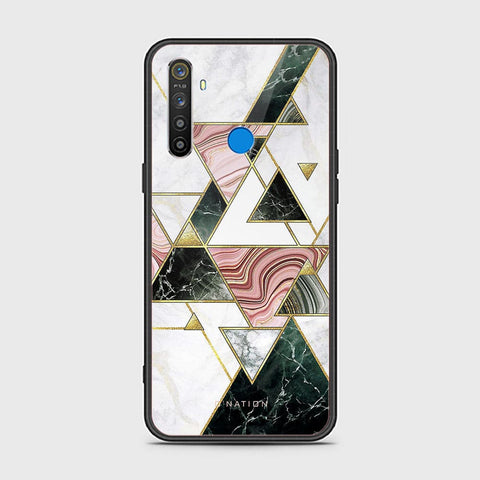 Realme 5 Cover - O'Nation Shades of Marble Series - HQ Ultra Shine Premium Infinity Glass Soft Silicon Borders Case