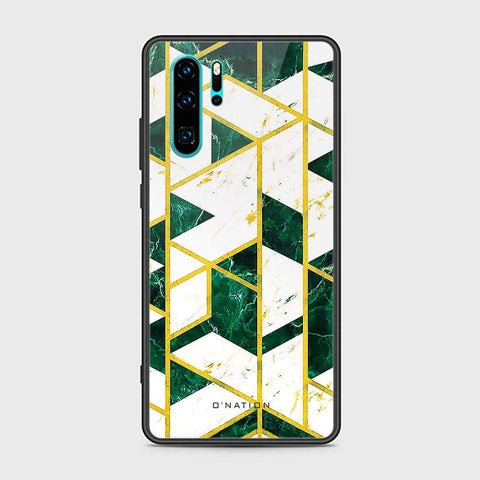 Huawei P30 Pro Cover - O'Nation Shades of Marble Series - HQ Ultra Shine Premium Infinity Glass Soft Silicon Borders Case