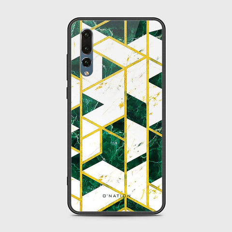 Huawei P20 Pro Cover - O'Nation Shades of Marble Series - HQ Ultra Shine Premium Infinity Glass Soft Silicon Borders Case