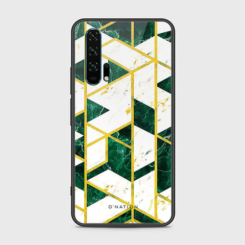 Honor 20 Pro Cover - O'Nation Shades of Marble Series - HQ Ultra Shine Premium Infinity Glass Soft Silicon Borders Case