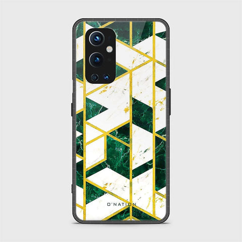 OnePlus 9 Pro Cover - O'Nation Shades of Marble Series - HQ Ultra Shine Premium Infinity Glass Soft Silicon Borders Case