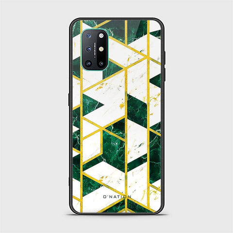 OnePlus 8T Cover - O'Nation Shades of Marble Series -  D1 - HQ Ultra Shine Premium Infinity Glass Soft Silicon Borders Case ( Fast Delivery )