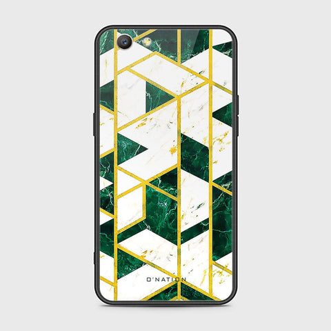 Oppo A39 Cover - O'Nation Shades of Marble Series - HQ Ultra Shine Premium Infinity Glass Soft Silicon Borders Case