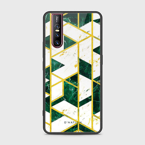 Vivo V15 Pro Cover - O'Nation Shades of Marble Series - HQ Ultra Shine Premium Infinity Glass Soft Silicon Borders Case