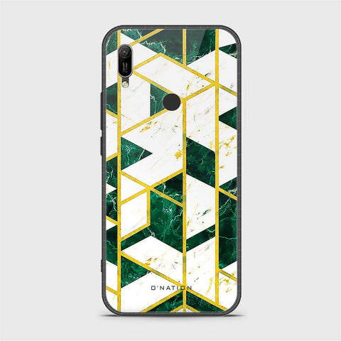 Huawei Y6 2019 / Y6 Prime 2019 Cover - O'Nation Shades of Marble Series - HQ Ultra Shine Premium Infinity Glass Soft Silicon Borders Case
