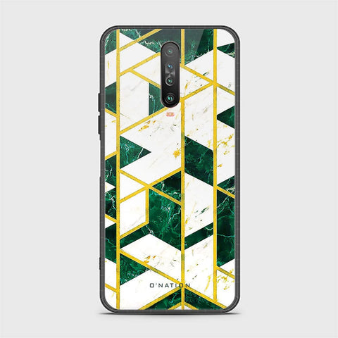 Xiaomi Redmi K30 Cover - O'Nation Shades of Marble Series - HQ Ultra Shine Premium Infinity Glass Soft Silicon Borders Case