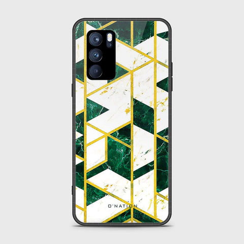 Oppo Reno 6 Pro 5G Cover - O'Nation Shades of Marble Series - HQ Ultra Shine Premium Infinity Glass Soft Silicon Borders Case