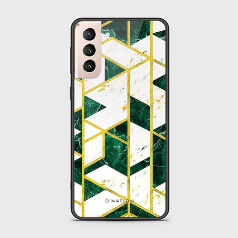 Samsung Galaxy S21 FE 5G Cover - O'Nation Shades of Marble Series - HQ Ultra Shine Premium Infinity Glass Soft Silicon Borders Case