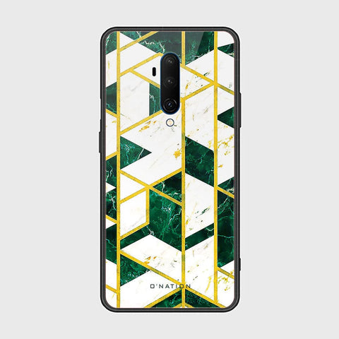 OnePlus 7T Pro Cover - O'Nation Shades of Marble Series - HQ Ultra Shine Premium Infinity Glass Soft Silicon Borders Case