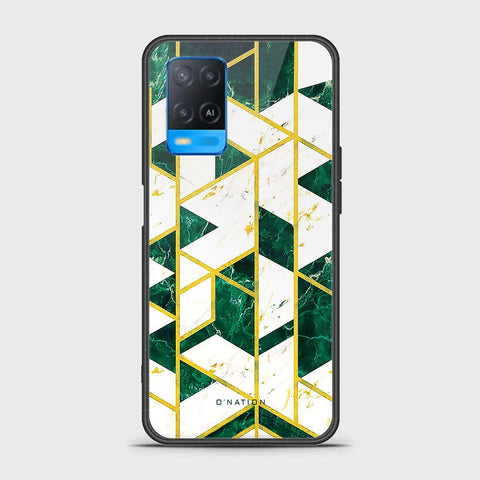 Oppo A54 4G Cover - O'Nation Shades of Marble Series - HQ Ultra Shine Premium Infinity Glass Soft Silicon Borders Case