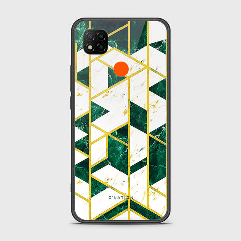 Xiaomi Redmi 9C Cover - O'Nation Shades of Marble Series - HQ Ultra Shine Premium Infinity Glass Soft Silicon Borders Case