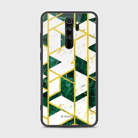 Xiaomi Redmi Note 8 Pro Cover - O'Nation Shades of Marble Series - HQ Ultra Shine Premium Infinity Glass Soft Silicon Borders Case