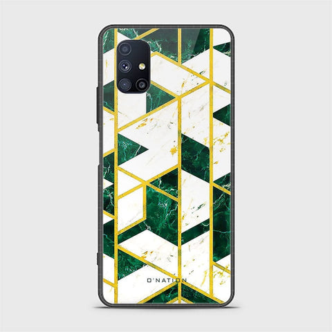 Samsung Galaxy M51 Cover - O'Nation Shades of Marble Series - HQ Ultra Shine Premium Infinity Glass Soft Silicon Borders Case