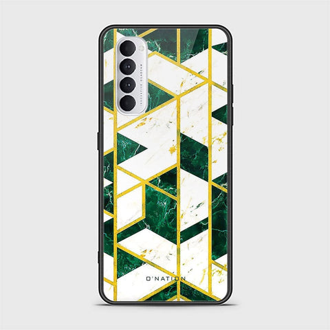 Oppo Reno 4 Pro Cover - O'Nation Shades of Marble Series - HQ Ultra Shine Premium Infinity Glass Soft Silicon Borders Case