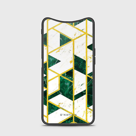 Oppo Find X Cover - O'Nation Shades of Marble Series - HQ Ultra Shine Premium Infinity Glass Soft Silicon Borders Case