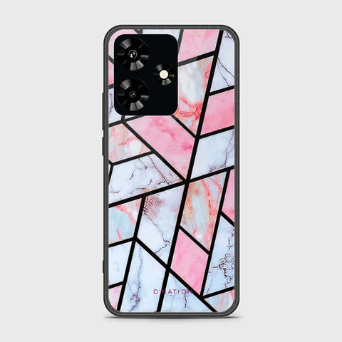 Infinix Hot 30 Cover- O'Nation Shades of Marble Series - HQ Ultra Shine Premium Infinity Glass Soft Silicon Borders Case