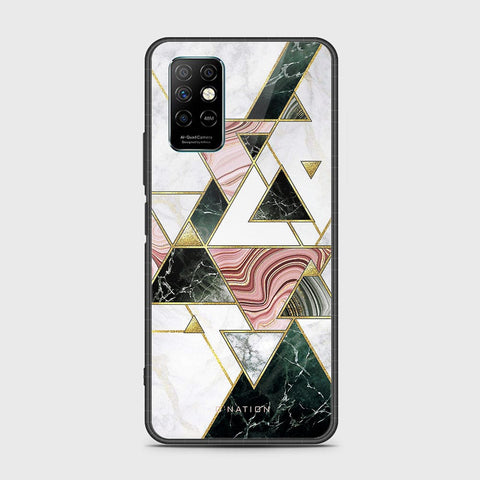 Infinix Note 8i Cover- O'Nation Shades of Marble Series - HQ Ultra Shine Premium Infinity Glass Soft Silicon Borders Case