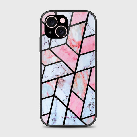 iPhone 15 Plus Cover- O'Nation Shades of Marble Series - HQ Ultra Shine Premium Infinity Glass Soft Silicon Borders Case