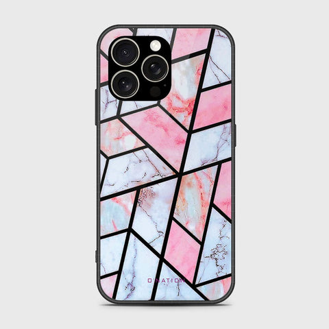 iPhone 15 Pro Max Cover- O'Nation Shades of Marble Series - HQ Ultra Shine Premium Infinity Glass Soft Silicon Borders Case