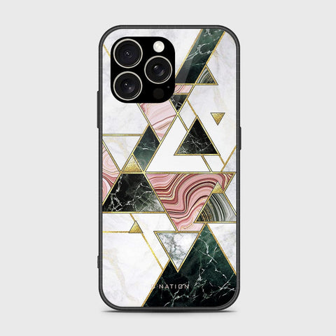 iPhone 15 Pro Max Cover- O'Nation Shades of Marble Series - HQ Ultra Shine Premium Infinity Glass Soft Silicon Borders Case