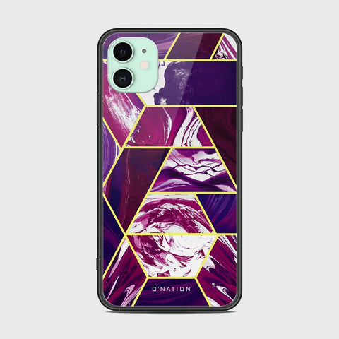 iPhone 11 Cover - Mystic Marble Series - HQ Ultra Shine Premium Infinity Glass Soft Silicon Borders Case