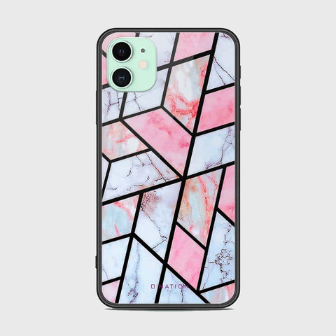 iPhone 11 Cover - Mystic Marble Series - HQ Ultra Shine Premium Infinity Glass Soft Silicon Borders Case
