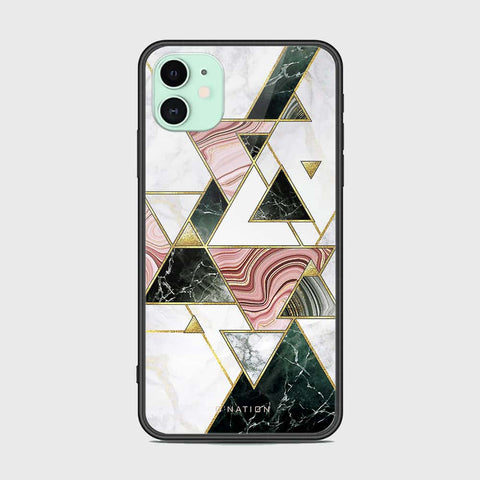 iPhone 11 Cover - Mystic Marble Series - HQ Ultra Shine Premium Infinity Glass Soft Silicon Borders Case