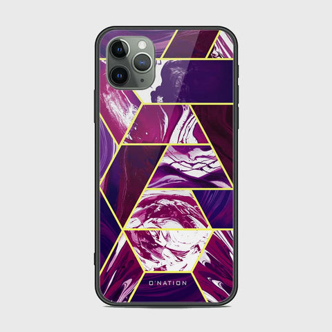 iPhone 11 Pro Cover - Mystic Marble Series - HQ Ultra Shine Premium Infinity Glass Soft Silicon Borders Case