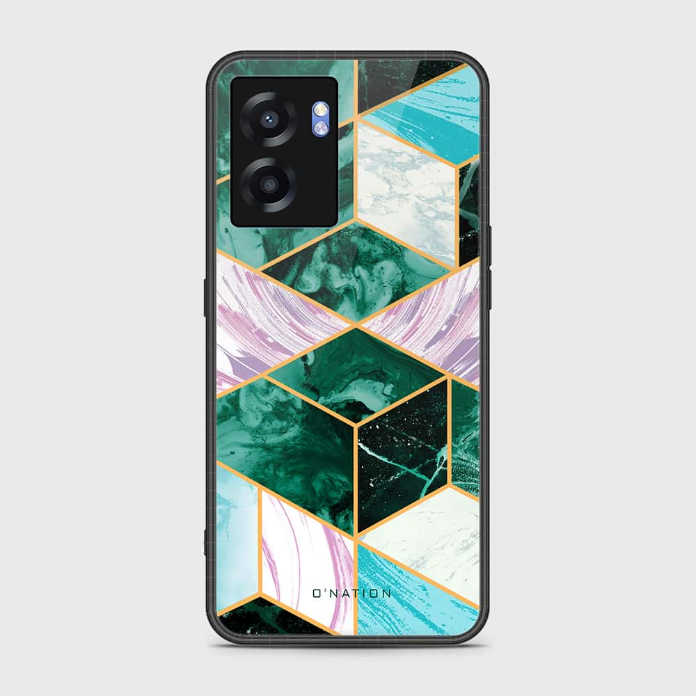 OnePlus Nord N300 Cover- O'Nation Shades of Marble Series - HQ Ultra Shine Premium Infinity Glass Soft Silicon Borders Case