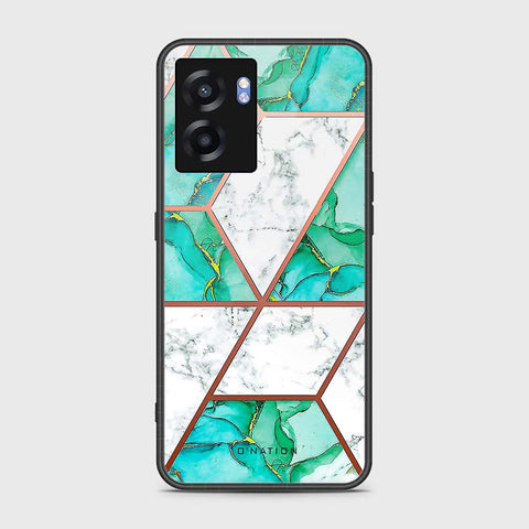 Realme Narzo 50 5G Cover- O'Nation Shades of Marble Series - HQ Ultra Shine Premium Infinity Glass Soft Silicon Borders Case