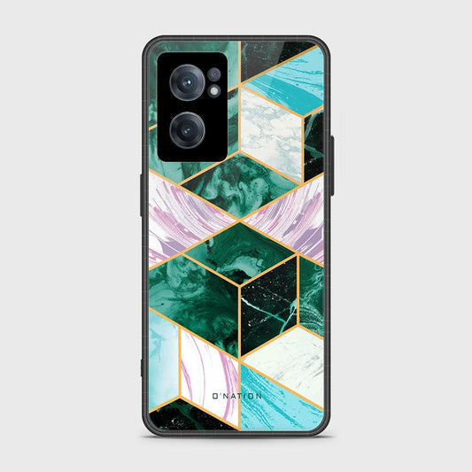 OnePlus Nord CE 2 5G Cover - O'Nation Shades of Marble Series - HQ Ultra Shine Premium Infinity Glass Soft Silicon Borders Case