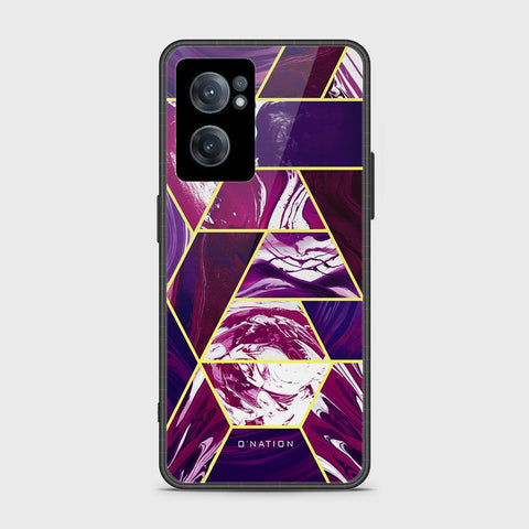 OnePlus Nord CE 2 5G Cover - O'Nation Shades of Marble Series - HQ Ultra Shine Premium Infinity Glass Soft Silicon Borders Case