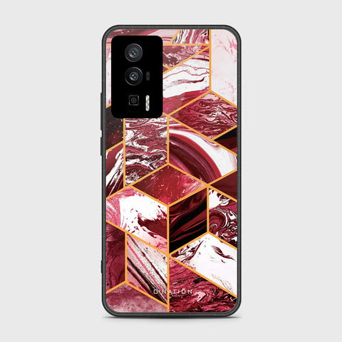 Xiaomi Poco F5 Pro Cover- O'Nation Shades of Marble Series - HQ Ultra Shine Premium Infinity Glass Soft Silicon Borders Case