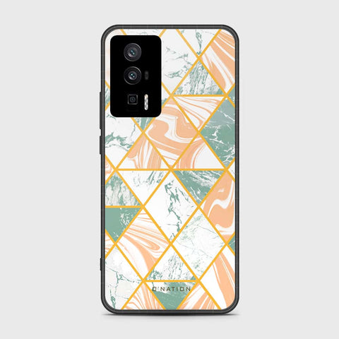 Xiaomi Poco F5 Pro Cover- O'Nation Shades of Marble Series - HQ Ultra Shine Premium Infinity Glass Soft Silicon Borders Case