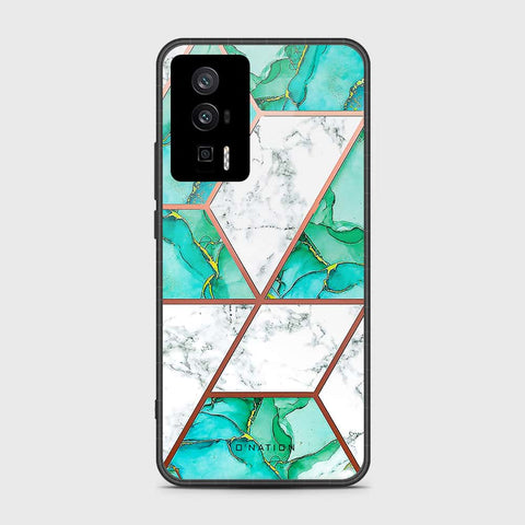 Xiaomi Poco F5 Pro Cover- O'Nation Shades of Marble Series - HQ Ultra Shine Premium Infinity Glass Soft Silicon Borders Case