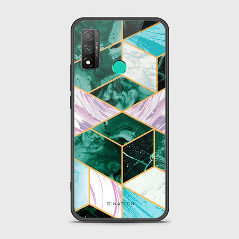 Huawei P smart 2020 Cover - O'Nation Shades of Marble Series - HQ Ultra Shine Premium Infinity Glass Soft Silicon Borders Case