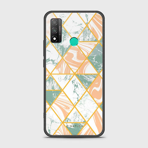 Huawei P smart 2020 Cover - O'Nation Shades of Marble Series - HQ Ultra Shine Premium Infinity Glass Soft Silicon Borders Case