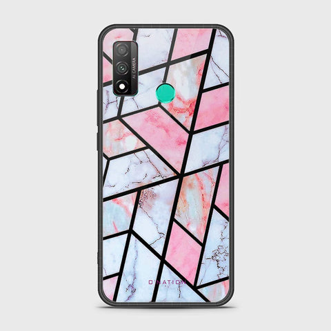 Huawei P smart 2020 Cover - O'Nation Shades of Marble Series - HQ Ultra Shine Premium Infinity Glass Soft Silicon Borders Case