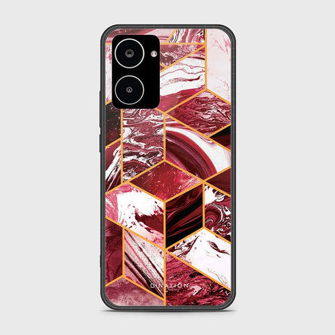 Realme 10 4G Cover- O'Nation Shades of Marble Series - HQ Ultra Shine Premium Infinity Glass Soft Silicon Borders Case