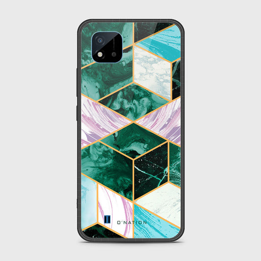 Realme C11 2021 Cover- O'Nation Shades of Marble Series - HQ Ultra Shine Premium Infinity Glass Soft Silicon Borders Case