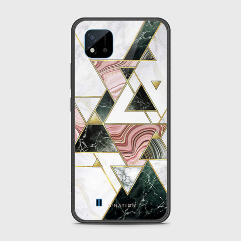 Realme C11 2021 Cover- O'Nation Shades of Marble Series - HQ Ultra Shine Premium Infinity Glass Soft Silicon Borders Case
