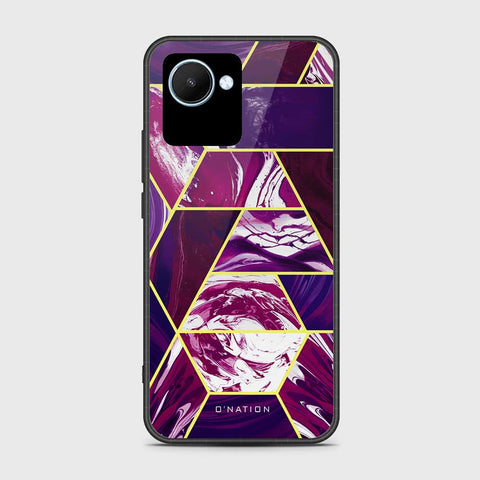 Realme C30 Cover- O'Nation Shades of Marble Series - HQ Ultra Shine Premium Infinity Glass Soft Silicon Borders Case