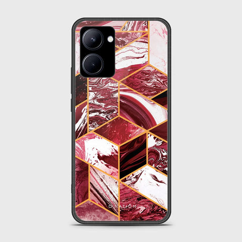 Realme C33 Cover- O'Nation Shades of Marble Series - HQ Ultra Shine Premium Infinity Glass Soft Silicon Borders Case