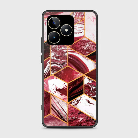 Realme Narzo N53 Cover- O'Nation Shades of Marble Series - HQ Ultra Shine Premium Infinity Glass Soft Silicon Borders Case