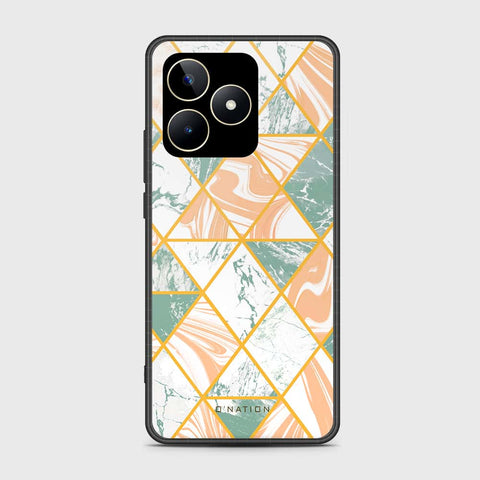 Realme Narzo N53 Cover- O'Nation Shades of Marble Series - HQ Ultra Shine Premium Infinity Glass Soft Silicon Borders Case