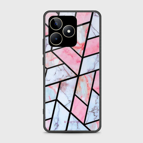 Realme Narzo N53 Cover- O'Nation Shades of Marble Series - HQ Ultra Shine Premium Infinity Glass Soft Silicon Borders Case